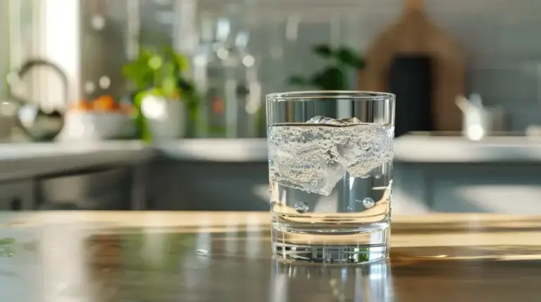 electrolyte drinks without sugar in a clear glass for healthy hydration
