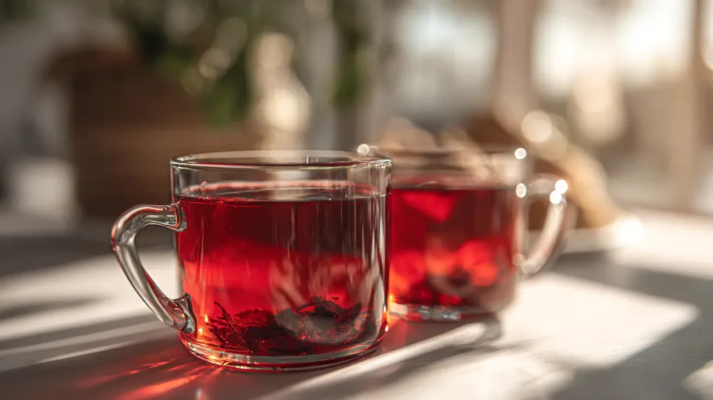 best time to drink hibiscus tea morning and night comparison