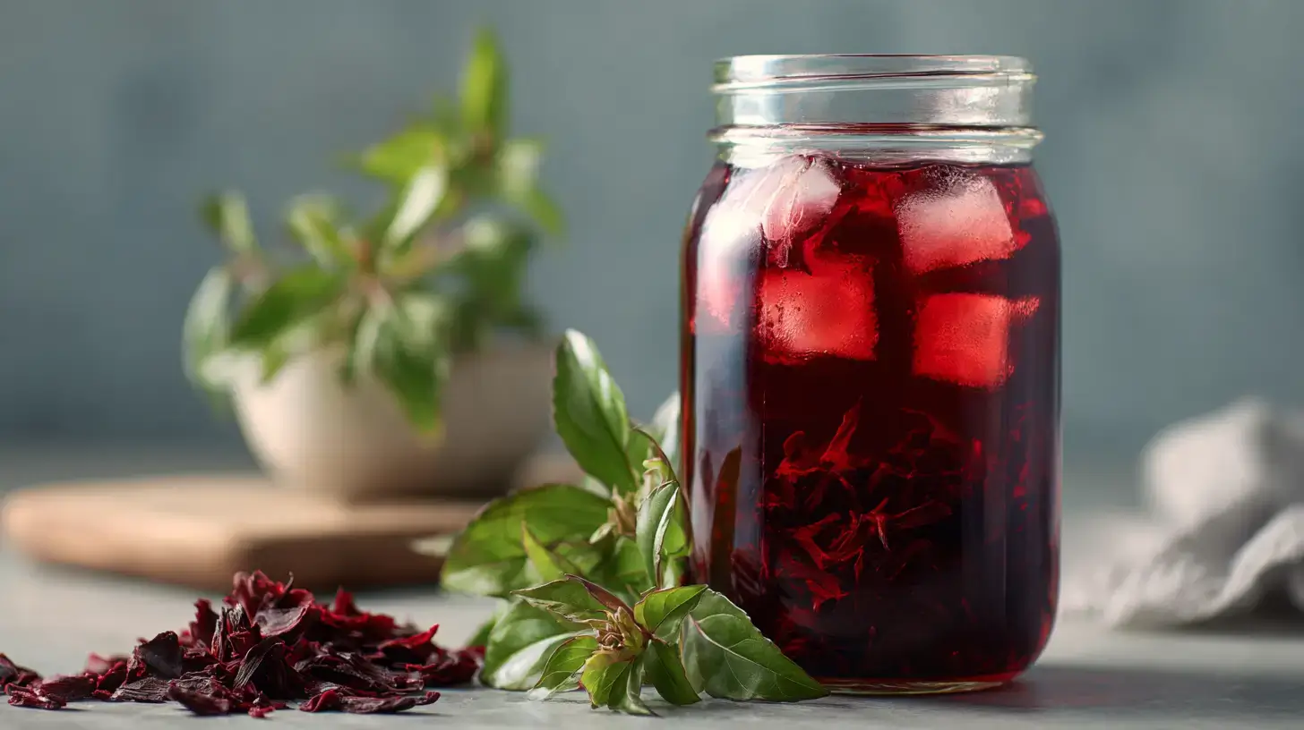 cold brew herbal tea recipes with hibiscus iced infusion