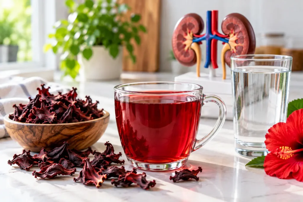 Hibiscus tea, oxalates and calcium oxalate kidney stone concerns